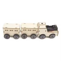 Train électrique Jouets en bois STEM Cadeau éducatif Drôle d'expérience créative de bricolage