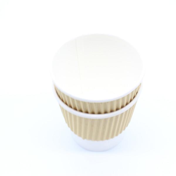 Varnishing Hot Coffee Cups Disposable Paper  Custom Disposable Coffee Cups