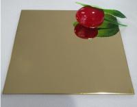 316 8K Mirror Golden Stainless Steel Sheet Decorative 1mm SS Sheet Cold Rolled
