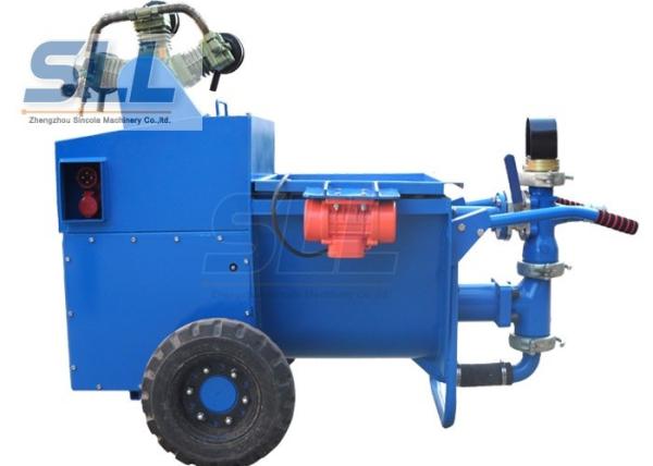 Professional Cement Render Pump , Electric Cement Grout Pump 50 L/Min Output