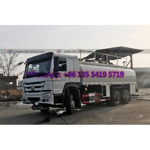 Тележка нефтяного танкера Sinotruk HOWO 6X4 336HP 371HP 20000L