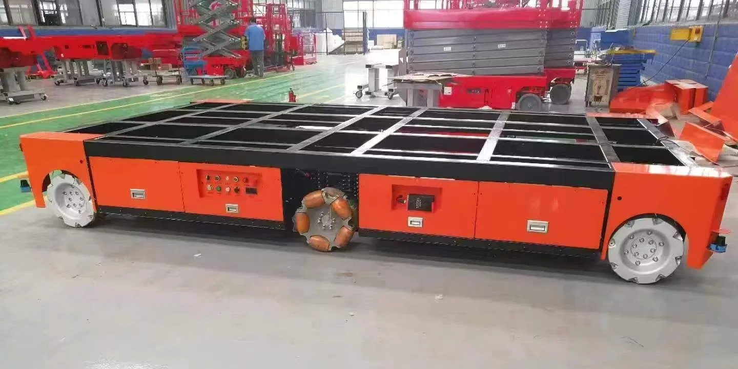 5 Tons - 300 Tons Heavy Duty AGV Customized Omnidirectional AGV With Lifting And Rotation