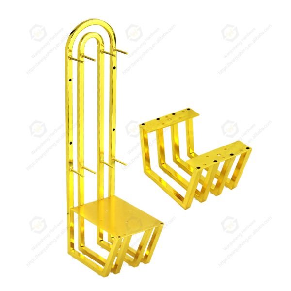 Furniture Frame Accessories Stainless Steel Sofa Legs and Armrest Accessories Metal Sofa Frame for Hotel Bedroom