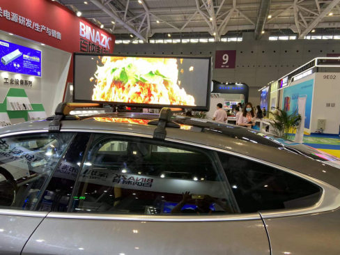 СИД верхней части такси P4 OEM на открытом воздухе двухстороннее показывает экран СИД такси 4mm