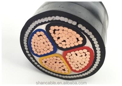 Black Power Station Copper Low Smoke Zero Halogen Cable With Durable Copper Conductor
