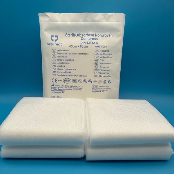 100% Cotton Hemostatic Absorbable Sponge Surgical Dressing