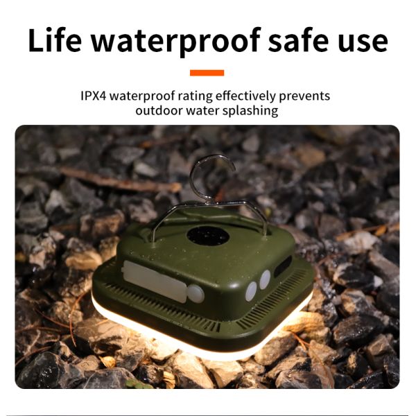 USB C USB A Interface 810 Lm Lumens Mobile Battery Dimming Lighting Lamp Suitable for Outdoor Camping Hiking Travelling