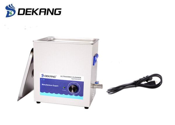 300W 14L Mechanical Ultrasonic Cleaner , Sliver Stainless Steel Ultrasonic Cleaner 