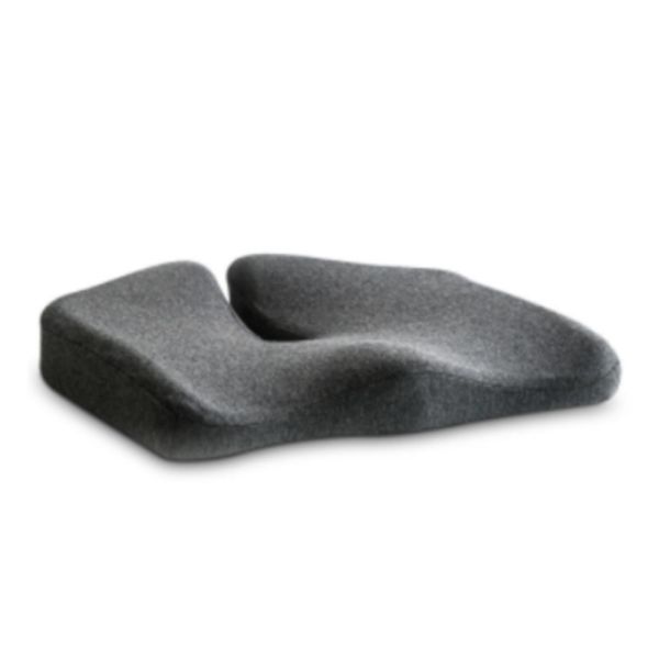 Non Slip Woven Square Memory Foam Coccyx Cushion for Office Chair Orthopedic Design