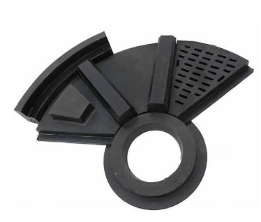 Autogenous Mill SAG Mill Rubber Liner for Mineral Processing