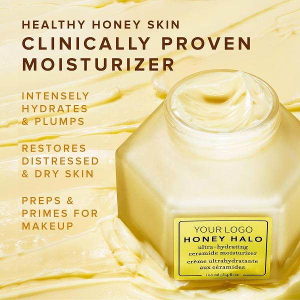 Ultra hidratante Antioxidante hidratante de longa duração Creme facial de mel Ceramida para pele seca