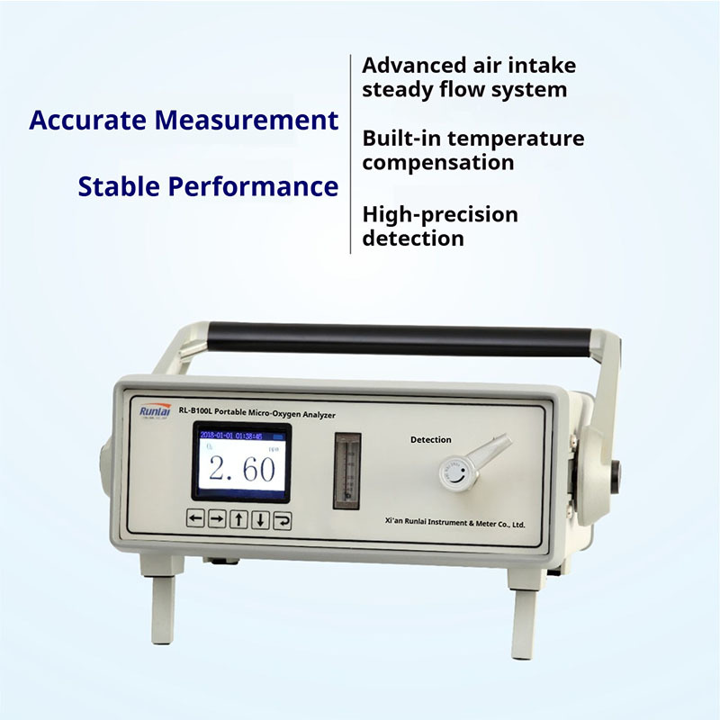 Portable Oxygen Detector High Precision Oxygen Concentration Measurement Easy To Use Micro Oxygen Analyzer