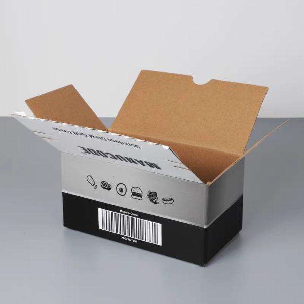 シッパーストラップ付きのゴロゴロの紙箱 耐久性があり,あなたのパッケージングニーズのために頑丈です