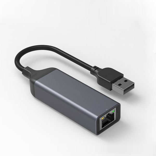 Aluminum Grey USB Type C to Ethernet Adapter / Macbook USB Type C Hub Adapter