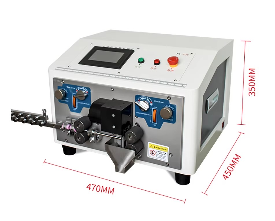 High Speed Wire Harness Round Sheath Cable Inner and Outer Stripping Machinery Outer Jacket and Inner Core Cable Strip Machine