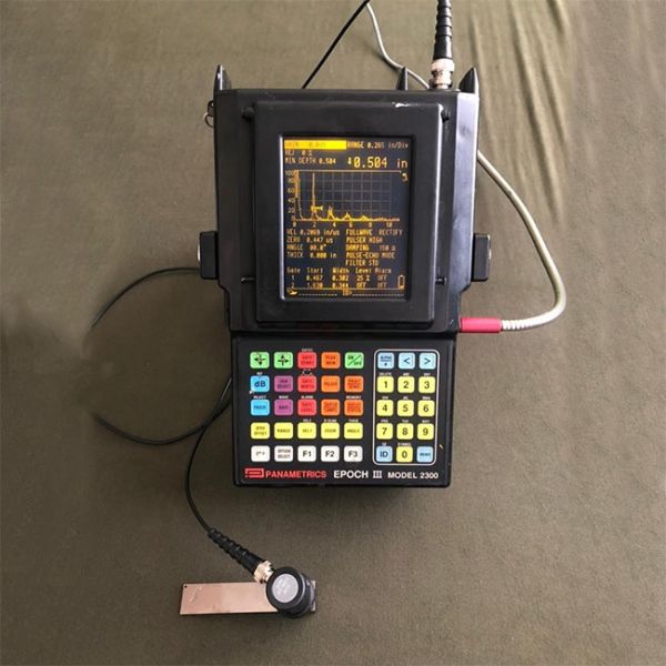 12mm США вводят одиночную прямую работу в моду зонда Bnc луча с GE USN 60 и EPOCH3 моделью 2300