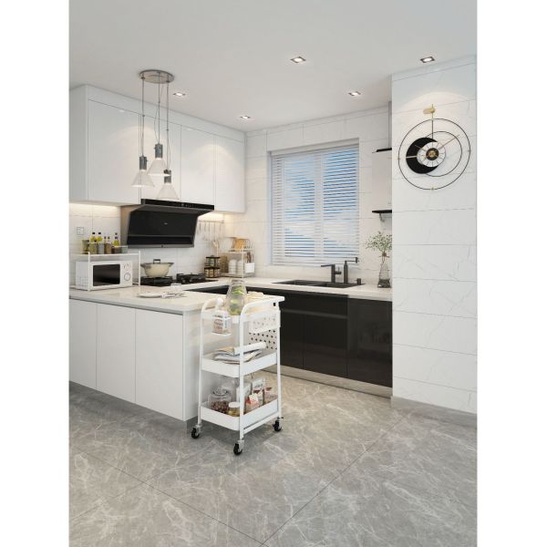 Customized Matte Lacquer Finish Melamine Plywood Design Kitchen Cabinet