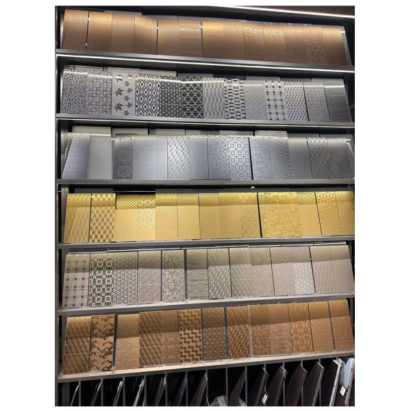 Lámina de acero inoxidable grabada anti-corrosión para fuentes de jardín / fachadas de edificios