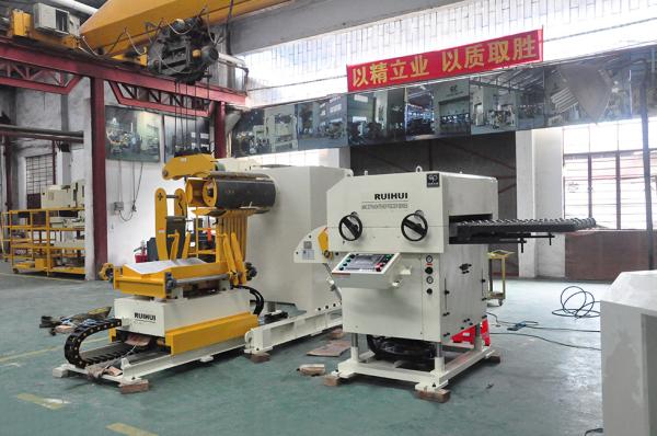 3 in 1 Servo Metal Sheet Straightening Feeder Automatic Metal Stamping Machine