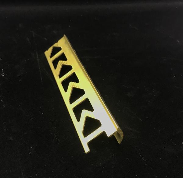 Corrosion Resistant Brass Effect Stair Nosing , 59% Copper Safety Stair Tread Nosing