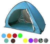 165*200*130cm Tente de camping extérieur pour 2 personnes Bleue imperméable à l'eau résistant aux UV 190T Pop Up Shelter