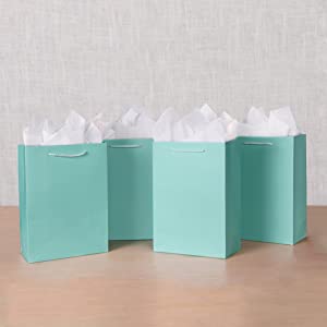 Foldable Gift Recycled Grocery Romotional Printed Gift Paper Bag Luxury Matte White Paper Bags with Handles Perfect for