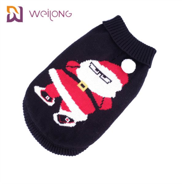 Прыгун Xmas щенка рождества Нового Года свитеров праздника собаки снеговика вяжет одежды