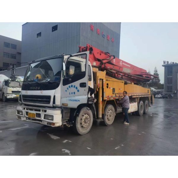 Полусухой шотбетонный тип 2007 Putzmeister 42m на Isuzu запасные части для производительности