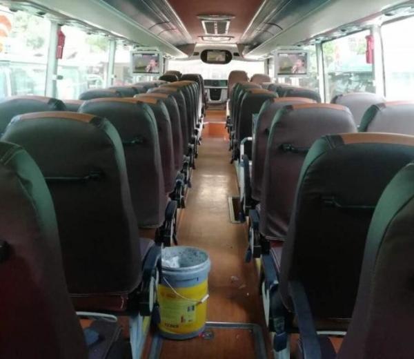 Diesel Fuel Used Passenger Bus , YUTONG 57 Seats Second Hand Buses And Coaches