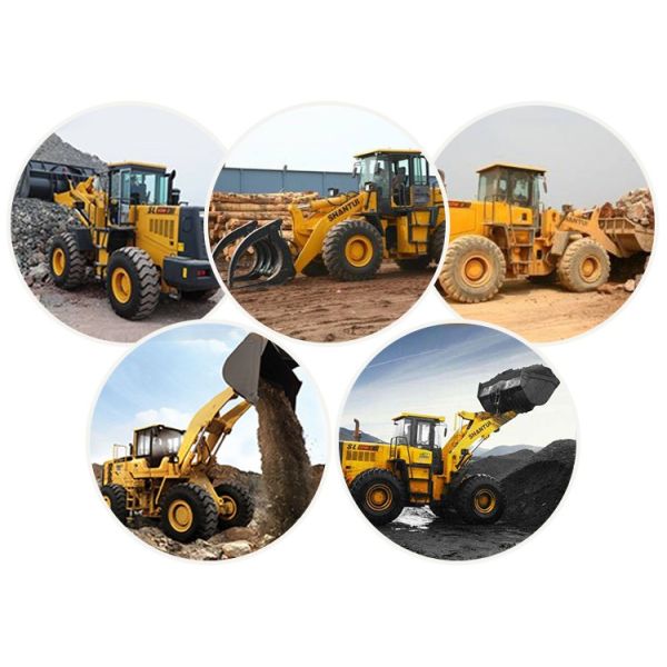 Low Noise Wheel Loader SL50W Earth Moving Equipment With Weichai Engine