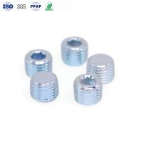 M8 tornillos electrónicos acero carbono azul zincado tornillo hexagonal sin cabeza