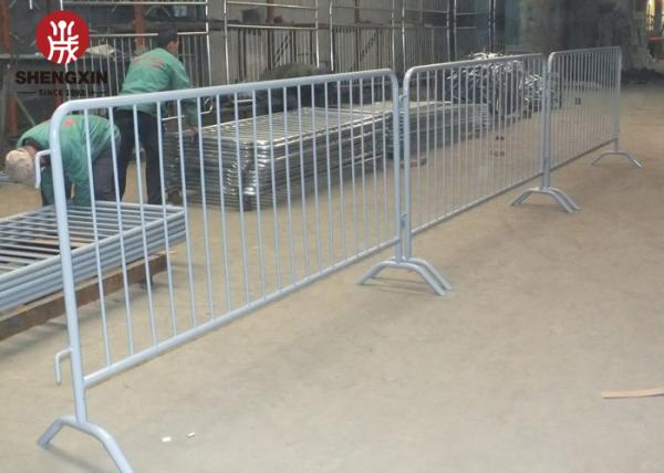 Flat Feet Expandable Crowd Fence Barriers Hot Dipped Glvanized