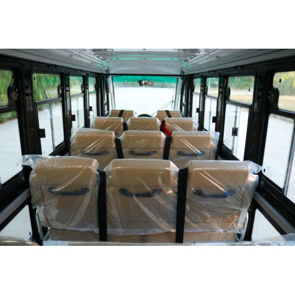 Brand New 17 Person Sitseeing Bus 72V Electric Lifted  Cart Off Road Buggy With Lithium Battery