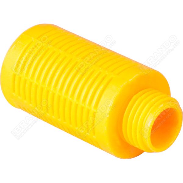 Регулируемый пневматический клапан дросселя со звукоглушителем спек бронзовое