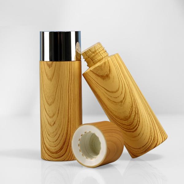 Bouteille en plastique personnalisée pour soins de la peau 100 ml 120 ml PET pompe de lotion Bouteille pour emballage cosmétique de soins de la peau