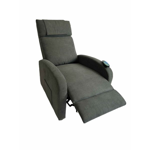 Adjustable Home Theater Single Fabric Recliner Sofa Furniture with Thick Seat Cushion and Backrest