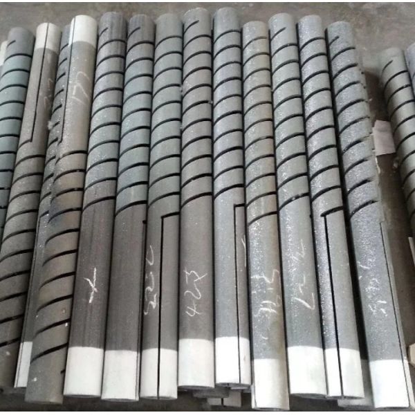 Electric Double Helix SiC Heating Elements with 1500℃ Max Service Temp and Customized Size for Industrial Furnaces