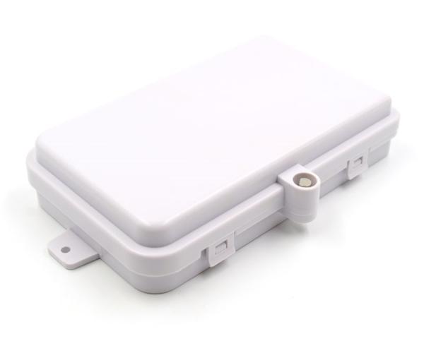 White 4 Ports Fiber Optic Termination Box For FTTH / FTTO / FTTB Network
