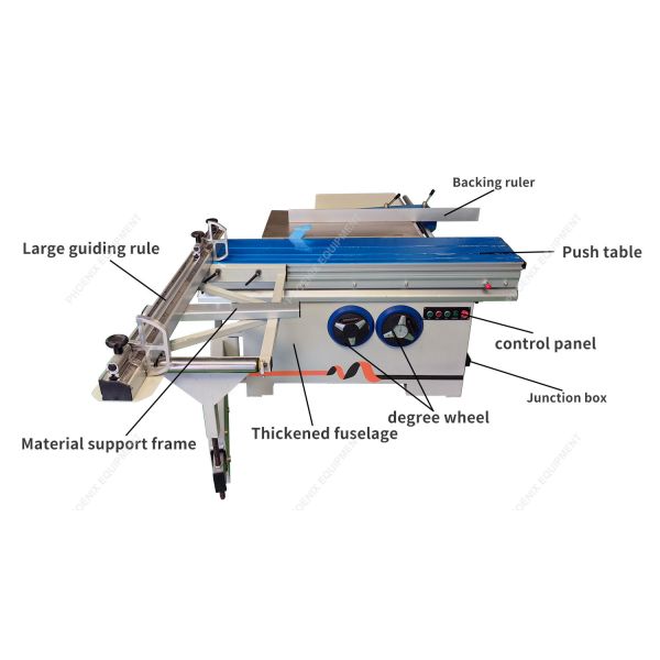 750 KG Weight Precision Sliding Table Saw for Home Furniture Making Woodworking Mj6116