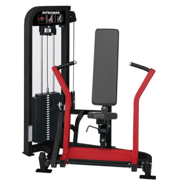 Customized Gym Equipment Seated Chest Press Strength Training Function Steel Material