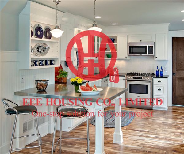 Modern Elegant Solid Wood Kitchen Cabinet with Excellent Design and Quality