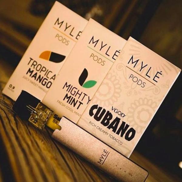 High quality Factory oem 0.9 ML Empty Ceramic Cotton Coil Myle pods for Myle Vape device  Myle Pods For Myle device