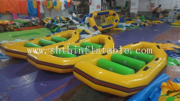 China Factory Supply Inflatable Boats for Water Park Playing PVC Inflatable Rafting Boat Outdoor Water Play Equipment for Sell