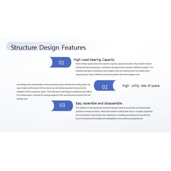 Medium and Heavy Duty Storage Industrial Warehouse Shelving Used Pallet Rack System