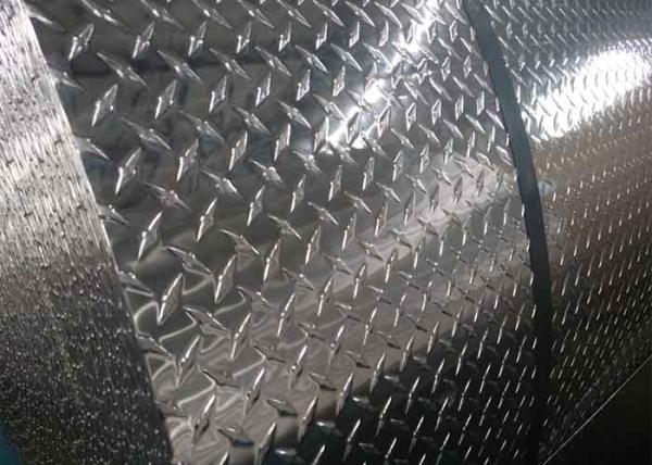 Durable Aluminum Diamond Tread Plate / Diamond Plate Stair Treads For Building