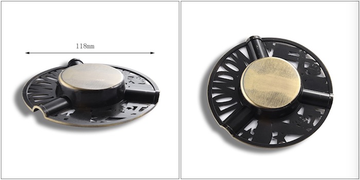 Подгонянный Ashtray металла Rohs 118mm круглый/портативный Ashtray сигареты