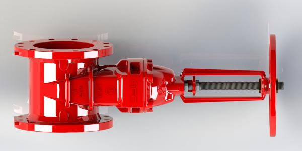 Flange Or Groove Type Non Rising Stem Resilient Seated Valve