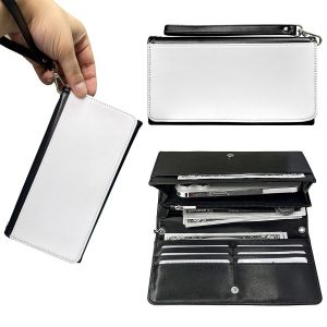 Women Sublimation Wallet Custom Printing With Wrist Strap Sublimation Purse Blanks Women Clutch