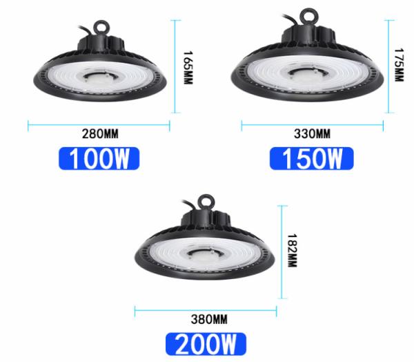 Canopy Light Led Ufo Ip65 Bay Microwave Motion Sensor Light 100w 150w