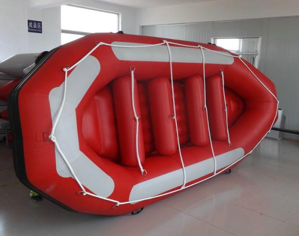 Heavy Duty 4 Person Inflatable Drift Boat Inflatable Fishing Dinghy Weight 58kg